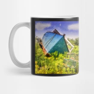 Abandoned Fishing Boat in Feltzen South Mug